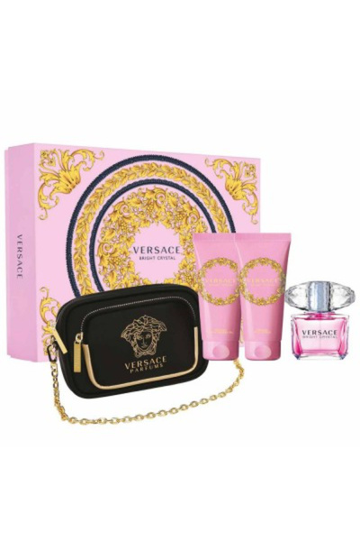 Versace Bright Crystal Eau de Toilette 90ml + Αφρόλουτρο 100ml + Λοσιόν Σώματος 100ml + Τσάντα Ταξιδιού