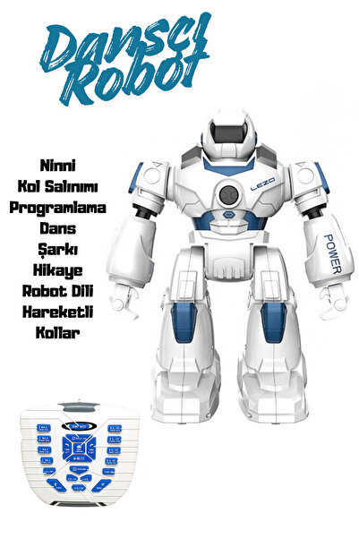 welcomein Oyuncak Uzaktan Kumandalı Sesli Ve Işıklı Şarjlı İnteraktif Hareke...