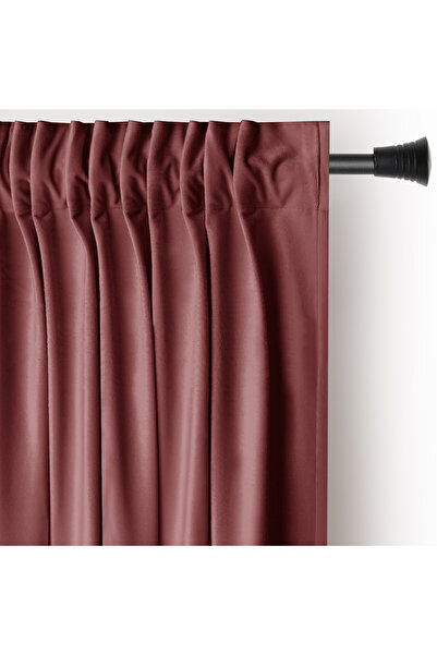 Amelia Home Velvet curtain with multifunctional drapery, Velvet, 140 x 270 cm, Rose, 1 pc.