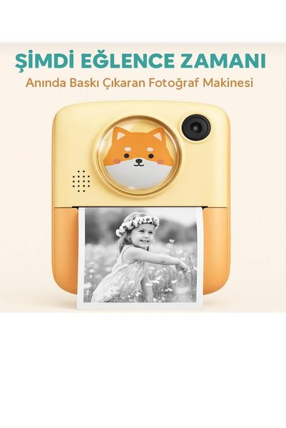 LİFİİ ANLIK TERMAL YAZICILI DİJİTAL ÇOCUK KAMERASI 2.4 İNÇ HD ŞİPŞAK FOTOĞRAF...