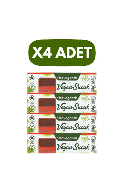 Vita Vegantis Vegan Sucuk 150 gr X 4