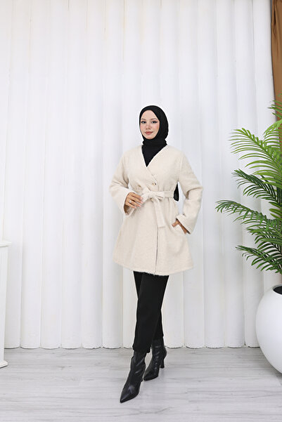 sorisso Buttoned Felt Cardigan