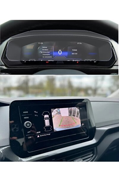 mrtglass Volkswagen T-Cross Screen Protector 8'' Multimedia and 8'' Digital P...