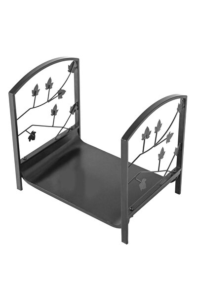 Strend Pro Suport lemne semineu, negru, 40x37x31 cm