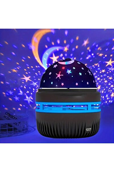 Hunga 360° Dönebilen Ay ve Yıldızlı LED Gece Lambası