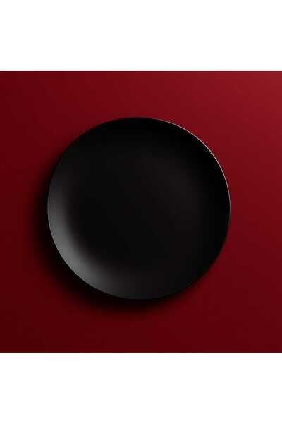 Joie Maison Noir Seramik Servis Tabağı Siyah (26 cm)