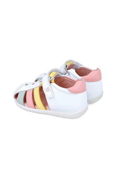 BIOMECANICS Sandale din piele pentru copii Garvalin 252303, alb )