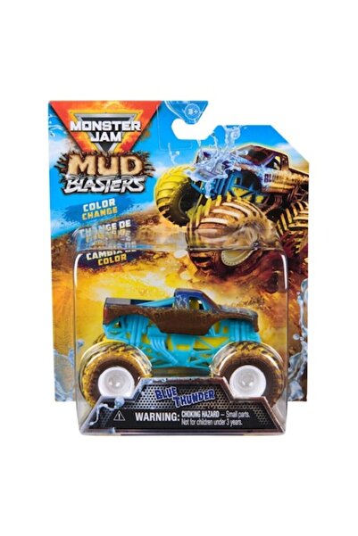 Monster Jam Mud Blasters 1:64 Toy Car, Multicolor, 7 cm, Random Set