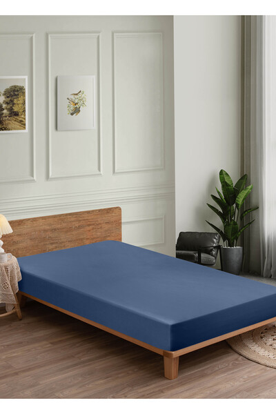 Vivesta Home 100% Cotton Combed Elastic Fitted Sheet | Single and Double | Soft, Breathable Fabric – Color Options Available