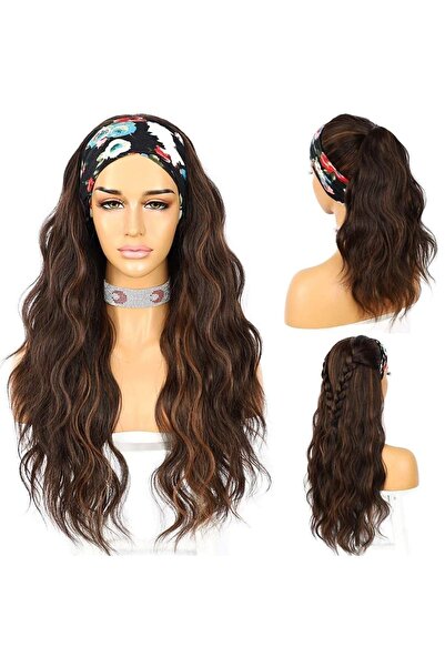 animis beauty Peruca Saten suvitat cu bentite colorate, par ondulat suvitat