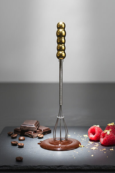 EA Home Concept MorWood Gold Saplı Mini Artisan Çırpıcı 18 cm