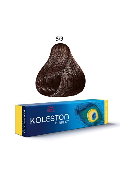 Wella Professionals Koleston Perfect, Vopsea de păr permanentă, 5/3 Șaten des...