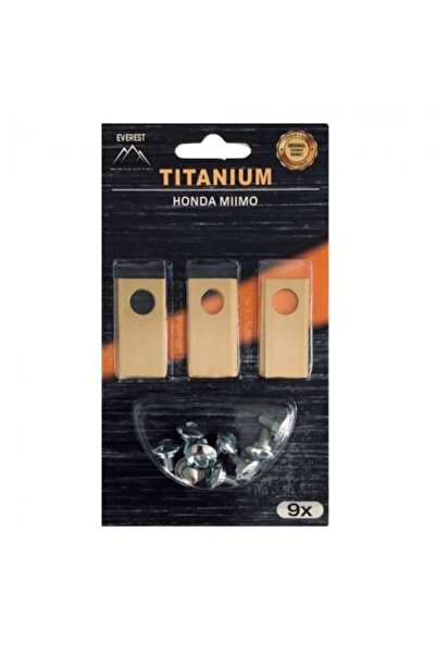 Everest Honda Miimo robot blades 39.2 mm - Titanium - Set 9 pcs