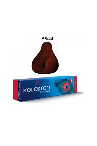 Wella Professionals Koleston Perfect Permanent Hair Dye 55/44 Intense Light Brown Red Red 60 ml