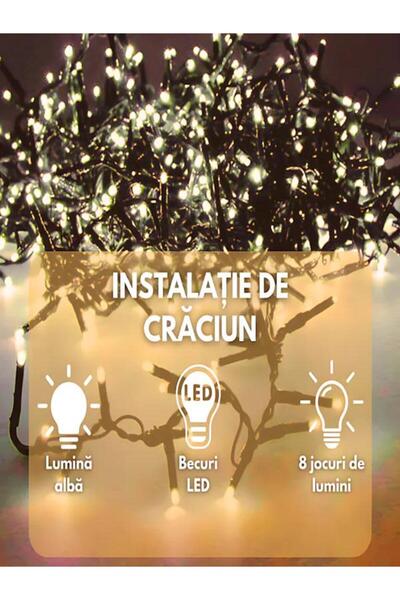 OEM Christmas Installation 50m, 240 Warm White LEDs, Indoor/Outdoor Decor Roll