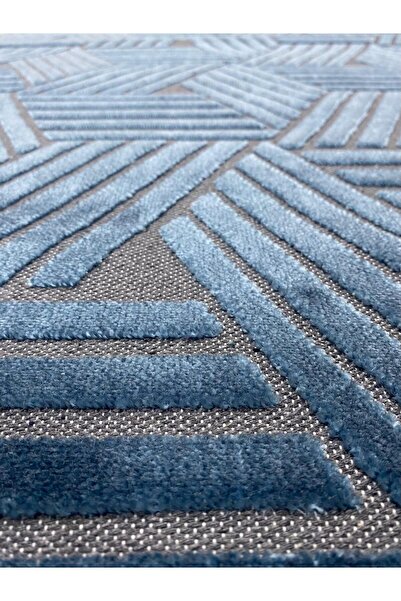 Voys Home %100 Akrilik Makinede Yıkanabilir Pamuk Taban Kesme Yolluk Mutfak Hol Salon Yatak Odası Halısı