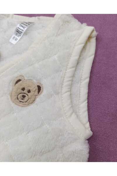 Welkin Baklava Patterned Welsoft Bear Embroidered Vest