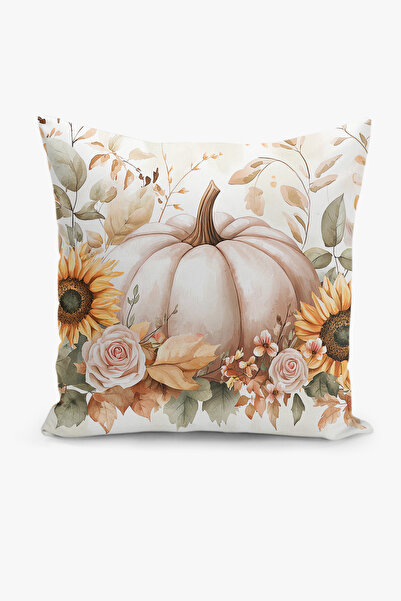 Filamente Double-Sided Digital Printing Throw Pillow Cover Autumn / Pumpkin Pattern