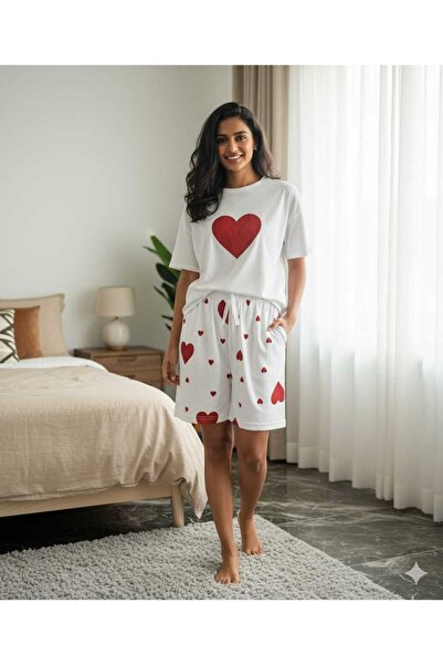 TRENDY viskon penye şort