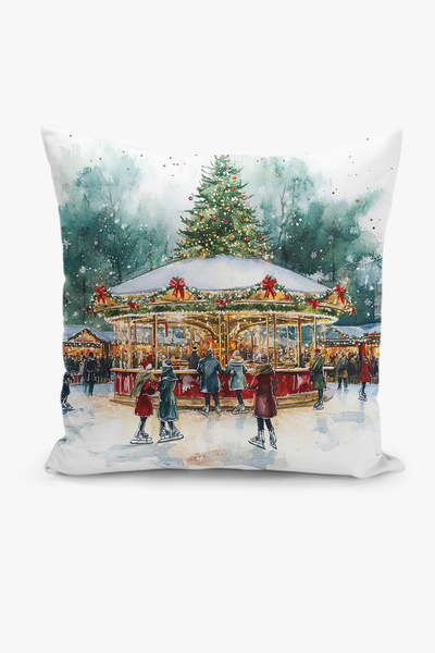 Filamente Husă pentru pernă cu imprimare digitală pe două fețe Anul Nou / Pei...