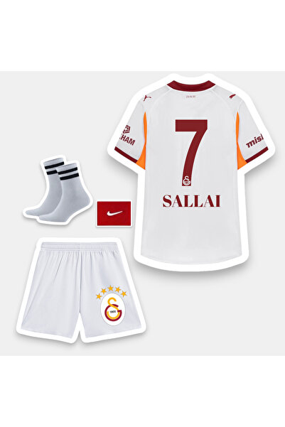 Quaxram SALLAI 7 Gâlatâsaray V YAKA 25-26 Sezon 4 PARCA Çocuk Futbol Forması BYZ