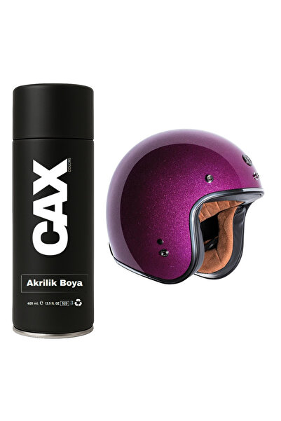 caxcolors MOTORSİKLET KASK SAF AKRİLİK SPREY BOYASI 400 ML