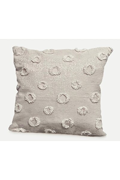 Madamca Ponpon Cappuccino Decorative Cushion Cover 40*40(2 Pieces)