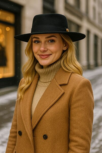 MARBERRY Γυναικείο καπέλο Black Cashmere Gondola