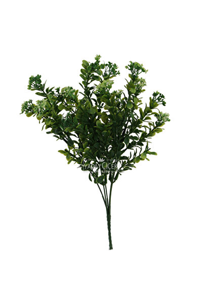 Yapay Çiçek Deposu Artificial Powdered Enamel Pritik Plant 38 cm Green