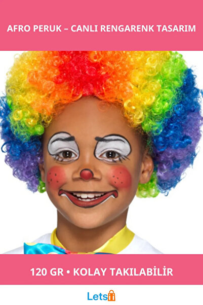 Letsii شعر مستعار أفرو مجعد ملون 120 جرام
