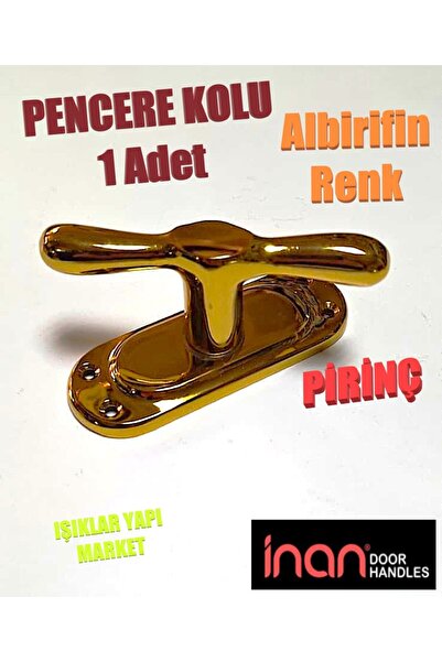 ece life Pencere Kolu -Mandal Sapı -Pirinç -Albirifin (Pk.İçi./Ad.: 1Adet) -İNAN