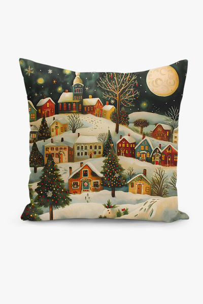 Filamente Husă pentru pernă cu imprimare digitală pe două fețe Anul Nou / Pei...