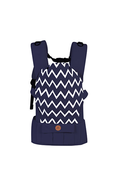 Cangaroo Marsupiu ortopedic Xplorer Blue 4 poziții, textil respirabil, 4–18 luni