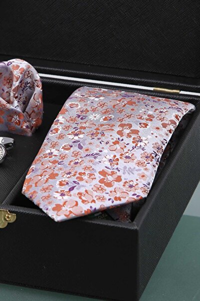 Kravatkolik Μαύρο ανδρικό κουτί δώρου - Κλιπ γραβάτας με μαντήλια KMK79