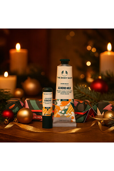THE BODY SHOP Set Cadou Duo de mâini și buze cu lapte de migdale