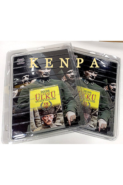 Ülkü TAKVİMİ 2026 ATATÜRK ÖZEL AMBALAJLI GÖNDERİM KENPA KURUMSAL