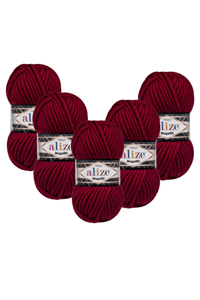 Alize Superlana Megafil 5-Pack – Autumn/Winter Collection Thick Knitting Yarn...