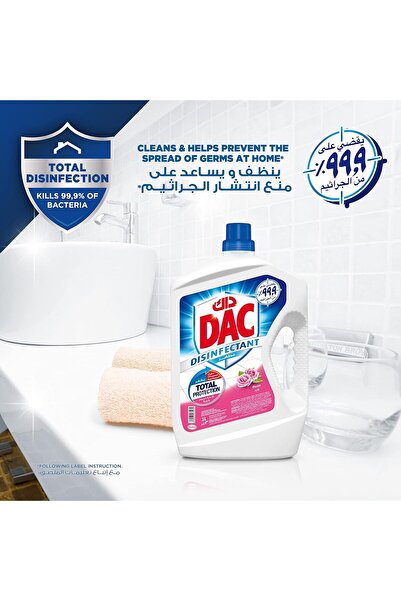 DAC Rose-scented disinfectant, 3 liters