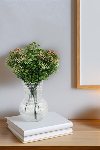 Yapay Çiçek Deposu Artificial Kalanchoe Flower 35 cm Pink