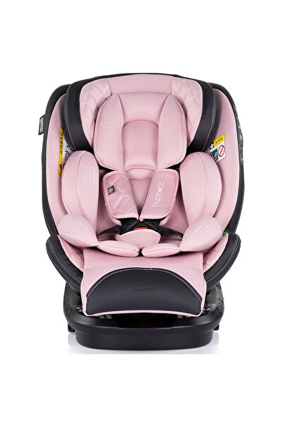 Chipolino Scaun auto Hypnotic I-Size 40-150 cm cu sistem Isofix si sezut rotativ pink marshmallow