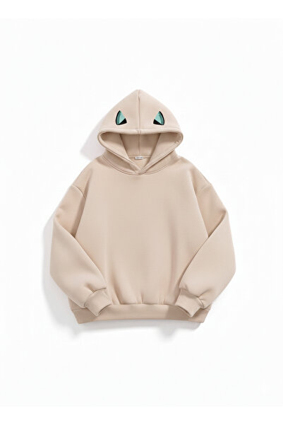 NİCE Скъпа двойка Комплект от 2 части Дамска/Унисекс забавна качулка с ядосано лице