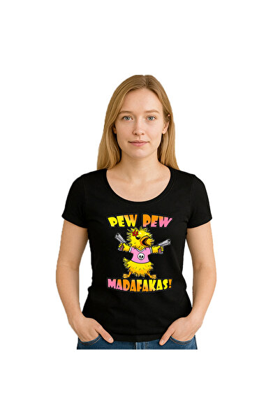 OEM Tricou dama Pew Pew Madafakas!