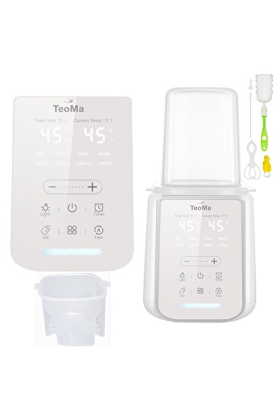 TeoMa™ 8-in-1 Bottle Warmer & Sterilizer, Rapid Heat, Defrost, 24h Keep Warm, Touch LED, BPA-Free
