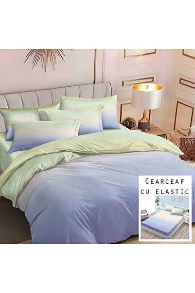 Patul Lenjerie de pat, Bumbac Finet, Pucioasa, Pat Dublu, 2 Persoane, Cearceaf cu elastic