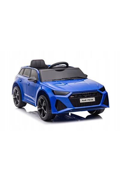 Audi Masinuta electrica pentru copii RS6 BRD-2118 Blue, cu telecomanda 2.4G, 2 motoare 45W fiecare,