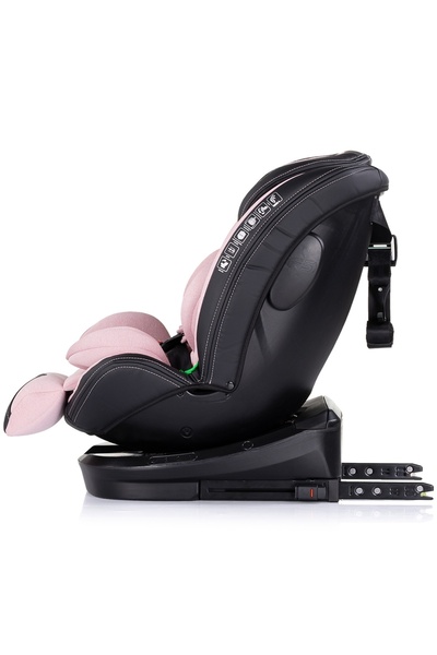 Chipolino Scaun auto Hypnotic I-Size 40-150 cm cu sistem Isofix si sezut rotativ pink marshmallow