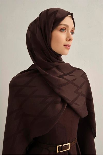 Armine Pamuk Lyocell Naia Zikzak Desen Şal