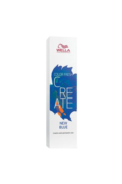 Wella Professionals , Color Fresh Create, Ammonia-Free, Semi-Permanent Hair Dye, New Blue, 60 ml
