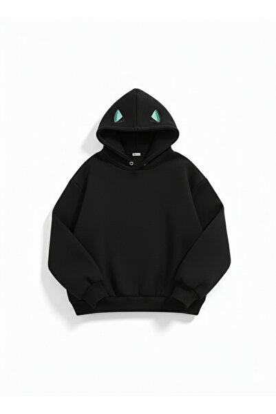 NİCE Скъпа двойка Комплект от 2 части Дамска/Унисекс забавна качулка с ядосано лице