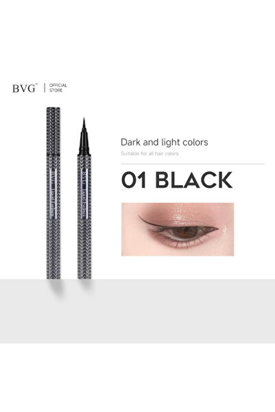 BGV Liquid eyeliner, Waterproof Eyeliner, 01# Intense Black, 0.8 ml
